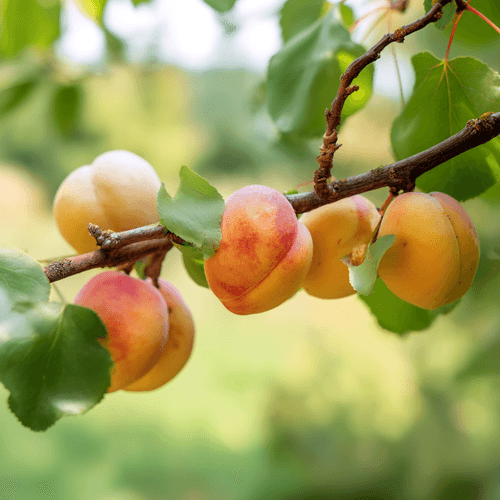 A close photo of an apricot