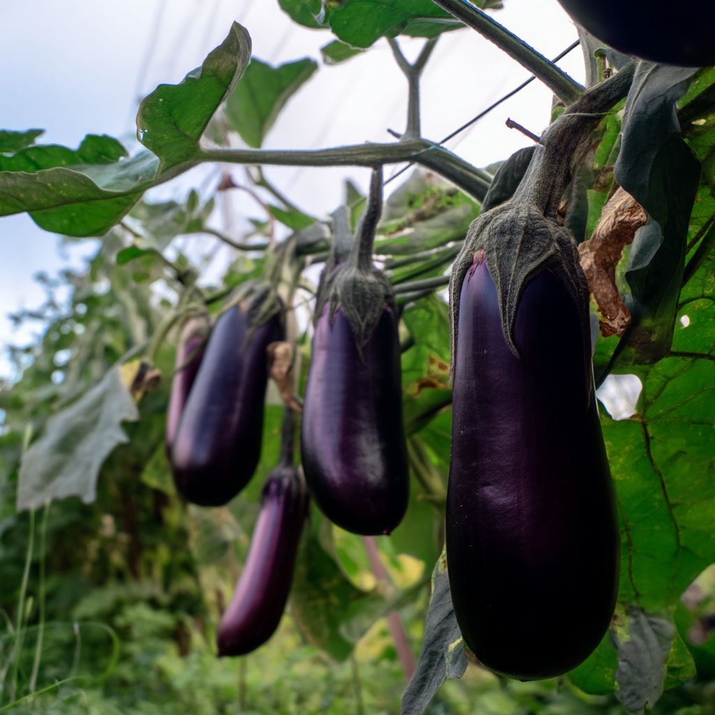 $Image rapprochée: Aubergine