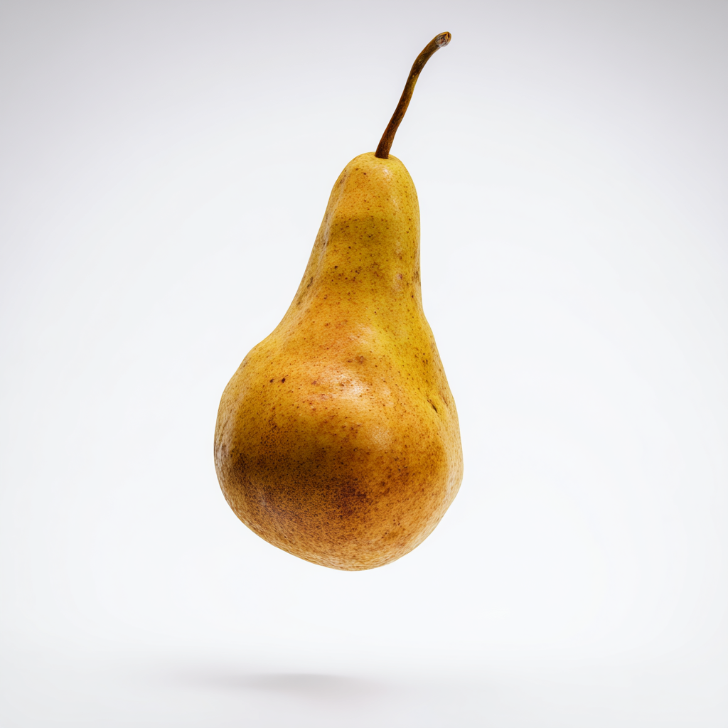 A perfectly ripe pear