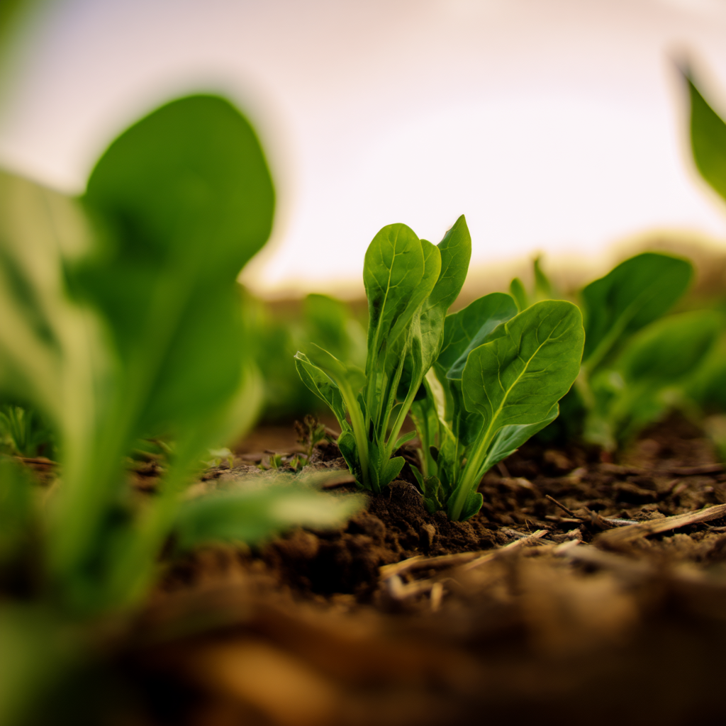 $A close photo of a Spinach